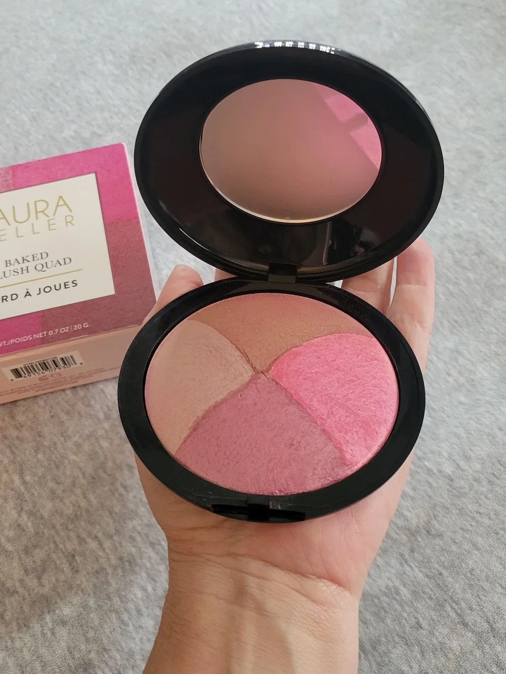Laura Geller Multi-Tone Baked Blush Quad Huge Compact NEW